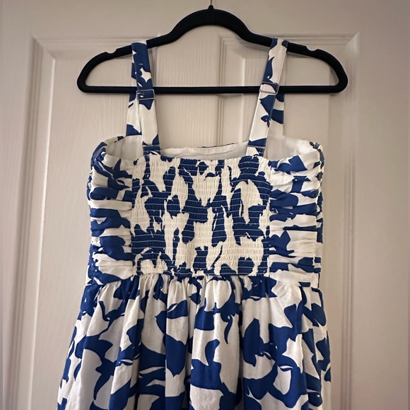 Abercrombie & Fitch Blue and White Maxi Dress - Picture 5 of 7